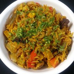 A picture of Veg pulav.