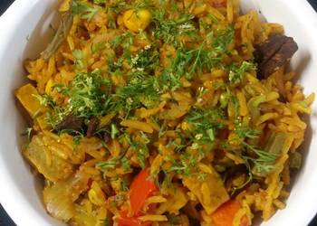 How To Prepare Recipe Veg pulav Delicious and Healthy