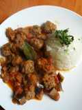 Albóndigas con arroz