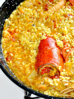 Una foto de Arroz con bogavante