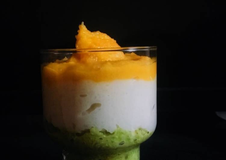 How to Make Super Quick Homemade Tricolor Halwa Parfait