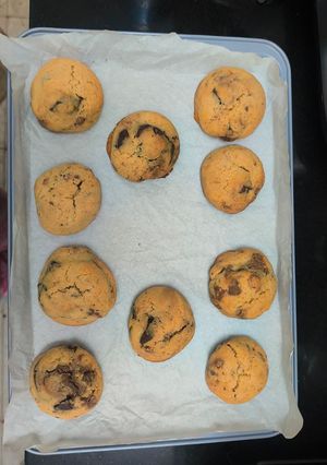 Una foto de Cookies de chocolate y Ferrero