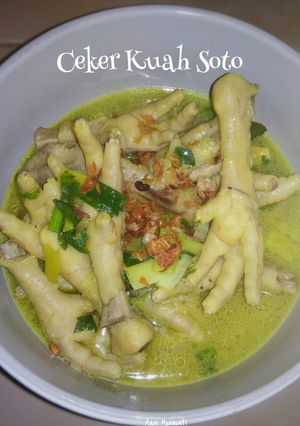Foto resep Ceker Kuah Soto