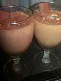 Chocoflan casero en copas