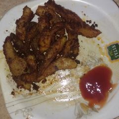 A picture of Fish finger fry.