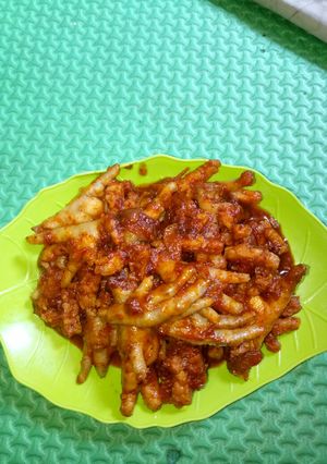 Foto resep Sambal goreng ceker tempe bumbu desaku
