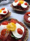 Whole Wheat Bruschetta Pizza-Style