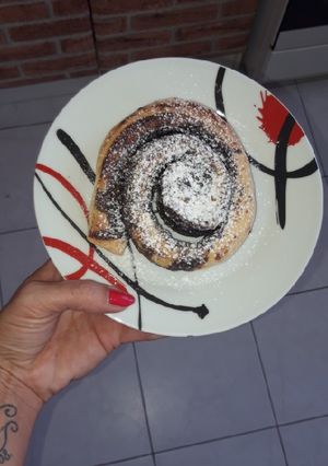 Kókuszos kakaós csiga recept fotója