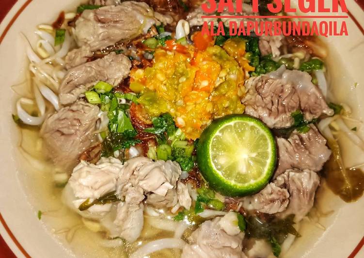 Soto sapi seger (soto boyolali) ala dapur bundaqila