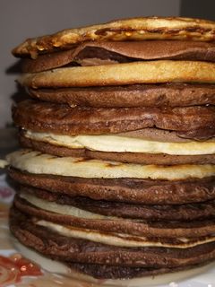 عکسی از دستور پنکیک ساده و کاکائویی