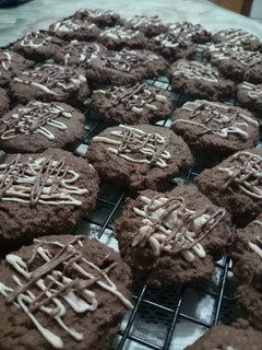 Foto resep Kue kering (eggless choco cereal cookies)