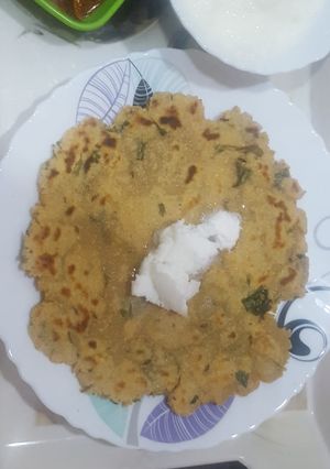 A picture of Makki ki roti.