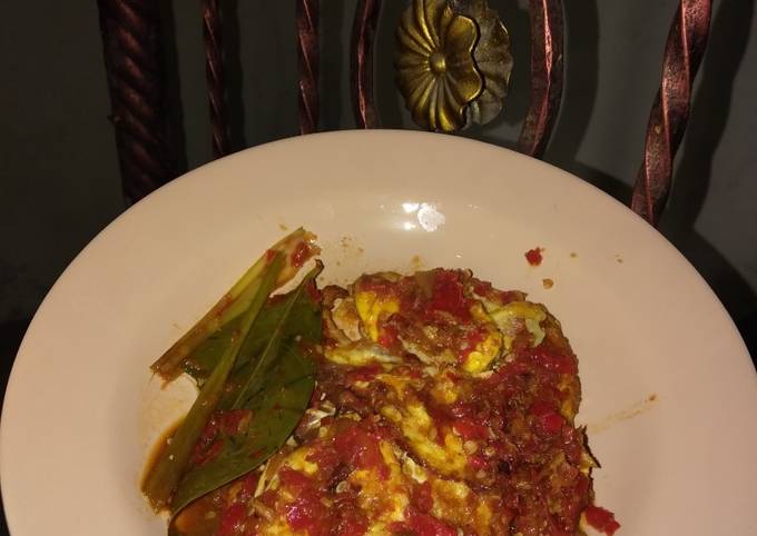 Telur balado mblenyek enak gurih sedappp