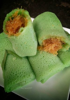 Foto resep Dadar gulung isi kelapa