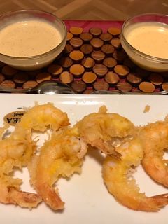 Una foto de Tapa de gambas en tempura