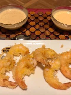 Una foto de Tapa de gambas en tempura