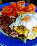 Bife a lo pobre light