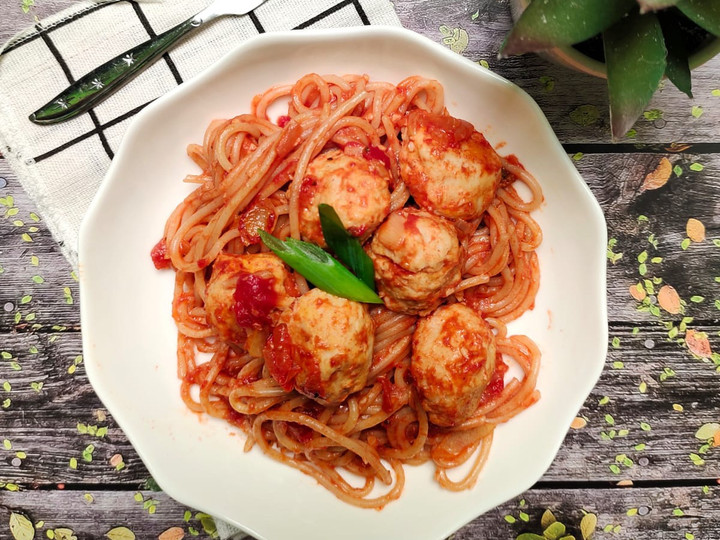 Cara Gampang Menyiapkan Meatball Spaghetti Boloqnese Anti Gagal