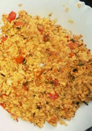 A picture of Cooked kienyeji eggs.