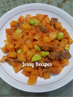 Foto resep Sambel Goreng Kentang Pete