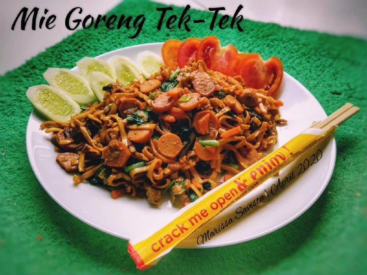 Langkah Mudah untuk Membuat Resep 32. Mie Goreng Tek-Tek yang Bikin Ngiler Anti Ribet, Mantap