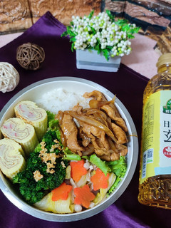 薑燒豬肉便當 的食譜成品照片