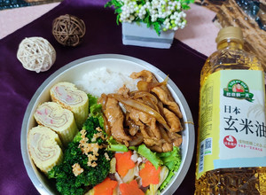 薑燒豬肉便當 的食譜成品照片