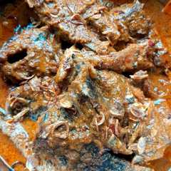 A picture of Ikan Haruan Badaing.