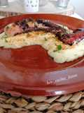 Pulpo a la plancha con ajo y perejil