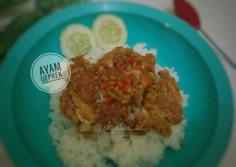 Ayam Geprek Simpel Crispy Siiipppppp �?�
