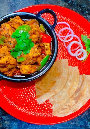 কড়াই পনির (kadai paneer recipe in Bangali) রেসিপির প্রধান ছবি