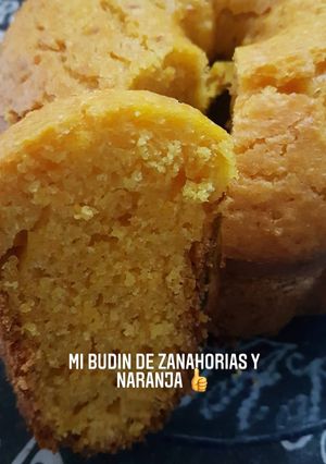 Una foto de Budín de zanahoria y naranja apto Aplv