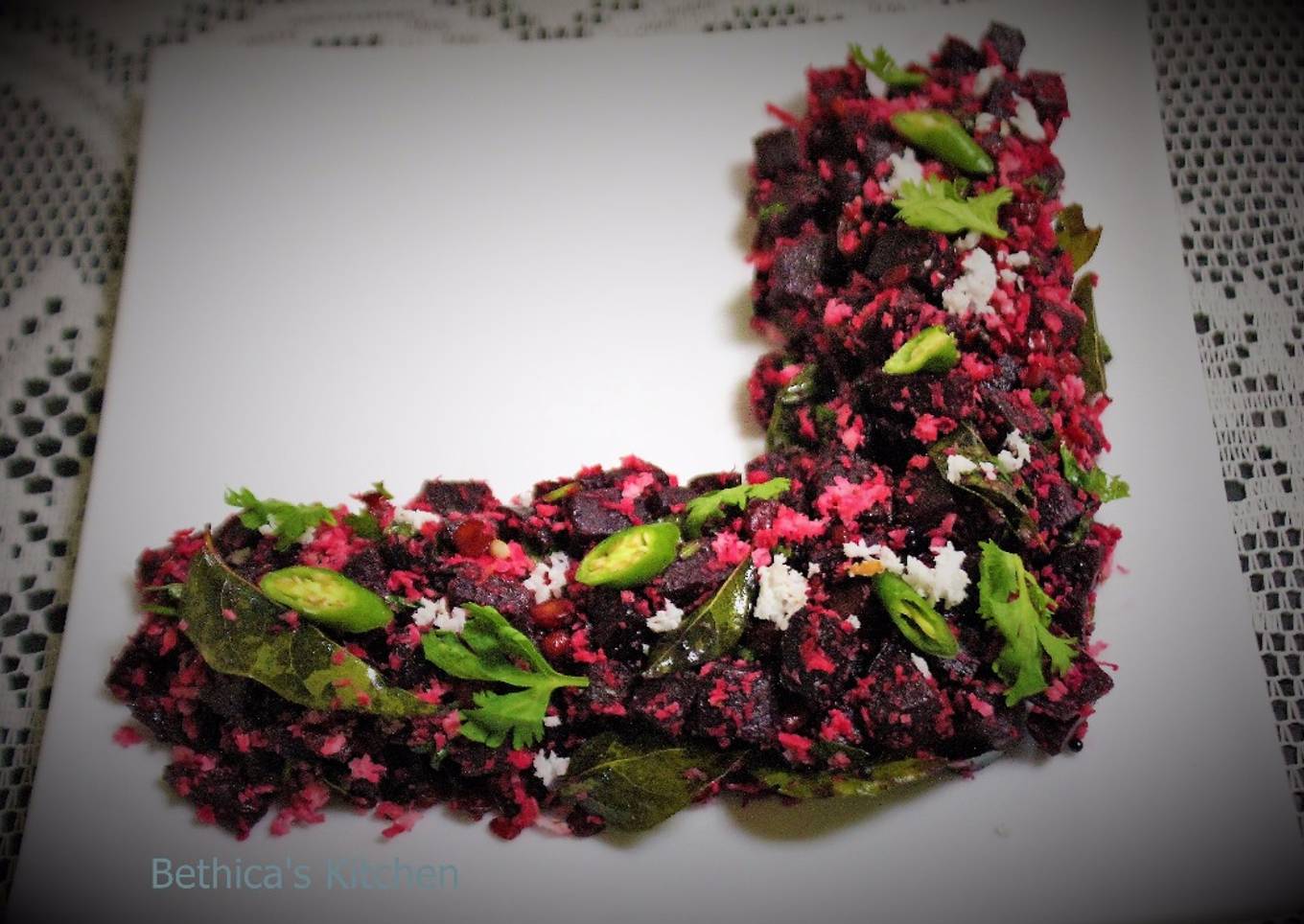 Beetroot Poriyal