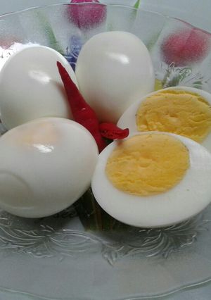 Foto resep Telur rebus (5 menit)