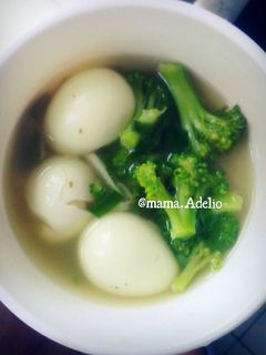 Foto resep Sup Telur Puyuh+Brokoli MPASI 11m+