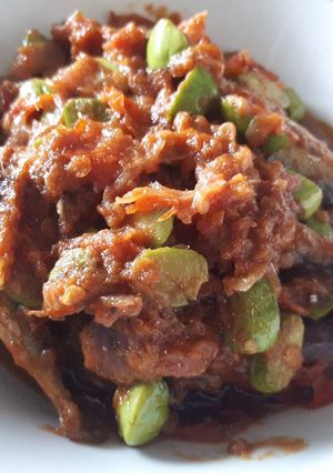 Foto resep Sambel Bajak Ikan Asin Pete