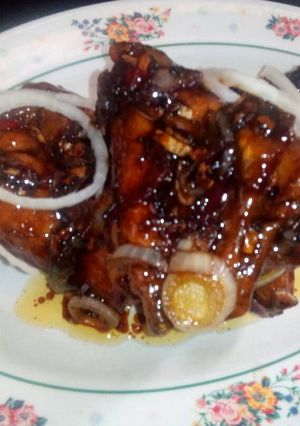 Foto resep Sayap ayam kecap bumbu bakar
