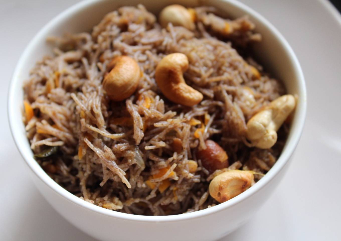 Healthy Ragi Sevai Upma