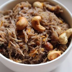 A picture of Healthy Ragi Sevai Upma.