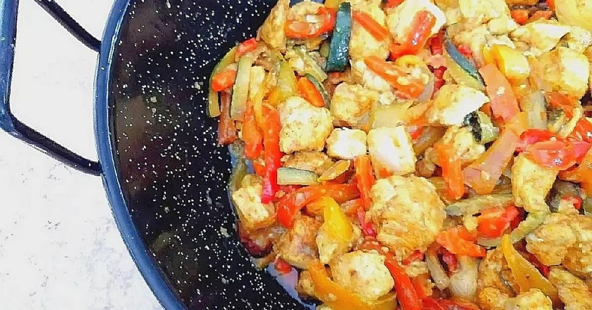 Ricetta Pollo al curry con verdure croccanti di MammaVanna - Cookpad