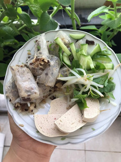 Hình của món BÁNH CUỐN NẤM - PHIÊN BẢN BÁNH TRÁNG (DÙNG CHAY).