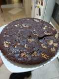 Brownie con nueces y chocolate keto