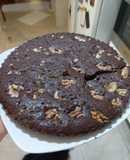Brownie con nueces y chocolate keto
