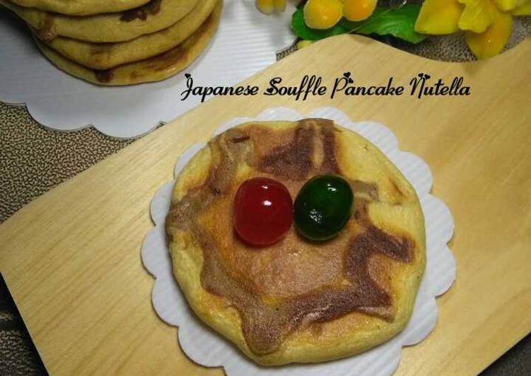 Japanese Souffle Pancake Nutella