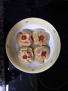 Una foto de Manzanas asadas