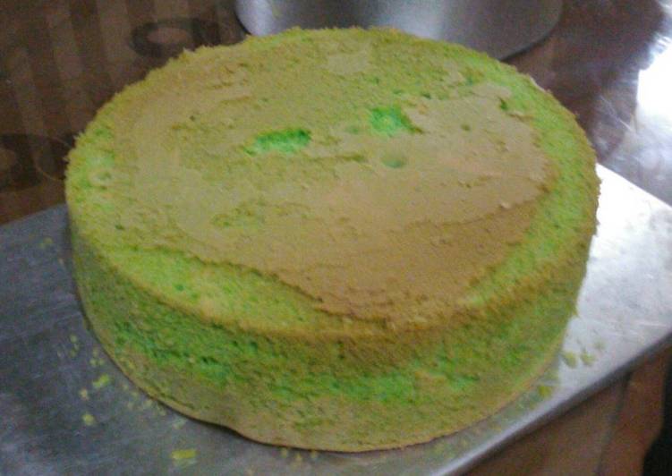 Cara Membuat Bolu Pandan Panggang Simpel ala Rifka enak dan mudah