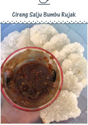 Foto resep Cireng Salju Bumbu Rujak