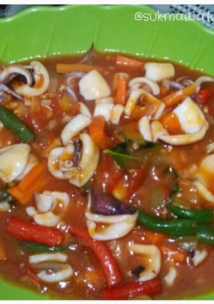 Foto resep Cumi Masak Asam Manis