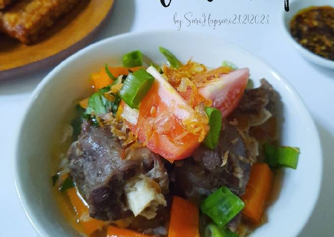 Resep Oxtail Soup/Sop Buntut, Sempurna