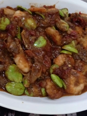 Cara Gampang Menyiapkan Resep Udang pete sambal terasi goreng yang Bisa Manjain Lidah Anti Ribet, Lezat Sekali